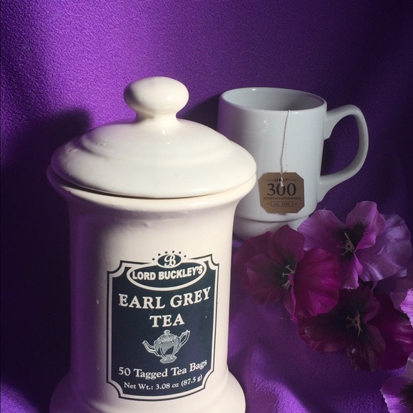 Vintage Earl Grey Collectible Ceramic Tea Jar - Picture 8 of 8
